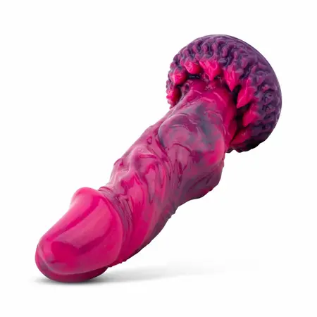 Mythical Mates Another World Model roze i ljubičasti dildo sa vakuumskom bazom 20cm