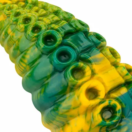 Mythical Mates Tentacle Delight intimni model zeleno žuti 22cm