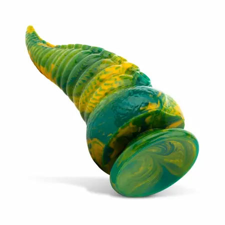 Mythical Mates Tentacle Delight intimni model zeleno žuti 22cm