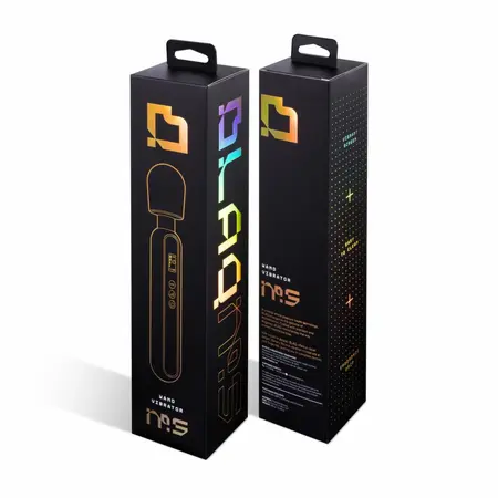 BLAQ Digital Super Wand Black: XL fleksibilni masažer sa ekranom
