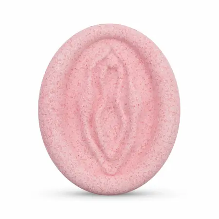 Love to Love šumeća kugla za kupanje sa mirisom ruže u obliku ženskog tela 90g