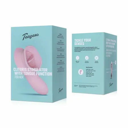 EasyToys Clitoral Stimulator with Thong Pink - Rechargeable Silicone Model