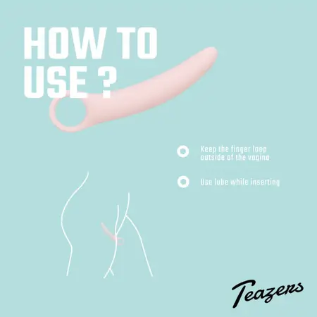Teazers silikonski set vaginalnih dilatora, 5 veličina, fleksibilni i bezbedni za telo