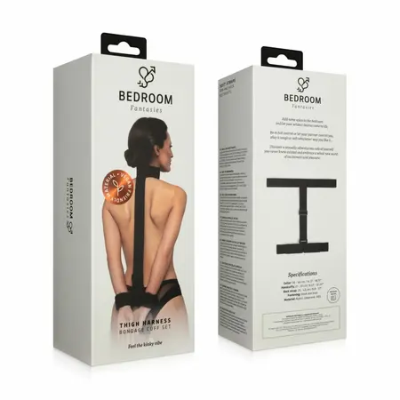 Bedroom Fantasies Soft Straps podesivi fiksator za vrat i ruke crni