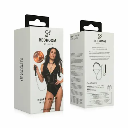 Bedroom Fantasies srebrni set ogrlice i lanca sa detaljem u obliku srca