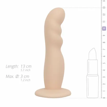 TOYJOY Strap-On sistem sa podesivim silikonskim pojasom, crni, 18 cm