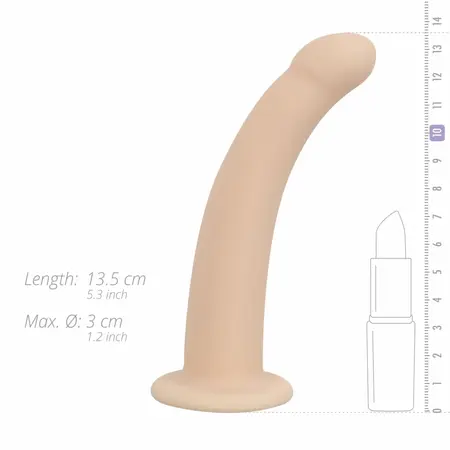 Sinner Gear Strap-On silikonski model sa podesivim pojasom, zakrivljeni dizajn