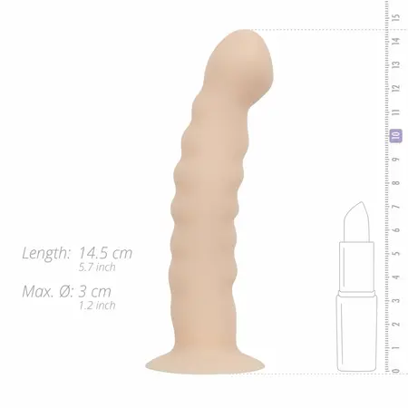 EasyToys silikonska intimna mašina sa podesivim pojasom crna 13cm