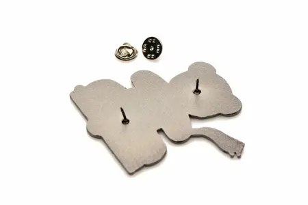 XR Brands BDSM Bear Enamel Pin - Playful Collectible Accessory