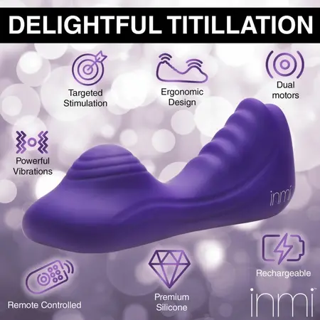 Blush Ride N' Grind Silicone Intimate Device with Remote, Dual Motors