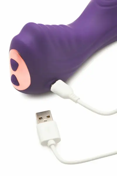 Blush Ride N' Grind Silicone Intimate Device with Remote, Dual Motors