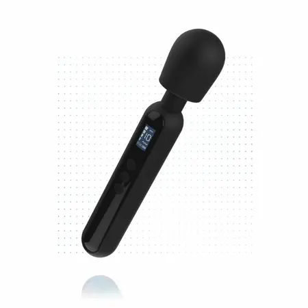 BLAQ Digitalni Wand Masažer Crni sa displejem i fleksibilnom glavom