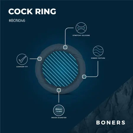 Boners Ergo silikonski prsten za maksimalnu udobnost sa fleksibilnim anatomskim dizajnom