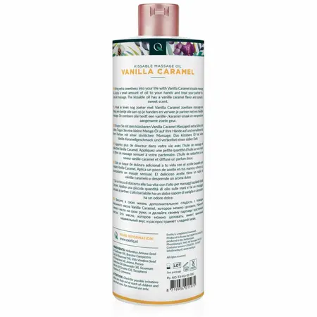 Exotiq ulje za masažu vanila i karamela 500ml, hranljiva aromatična mešavina