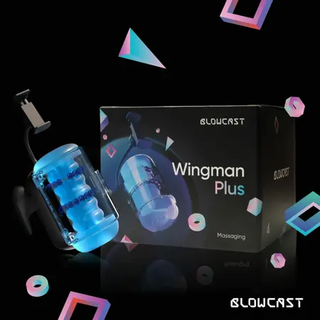 BLOWCAST Wingman Plus intimni uređaj sa kuglicama za masažu i 8 modova rada