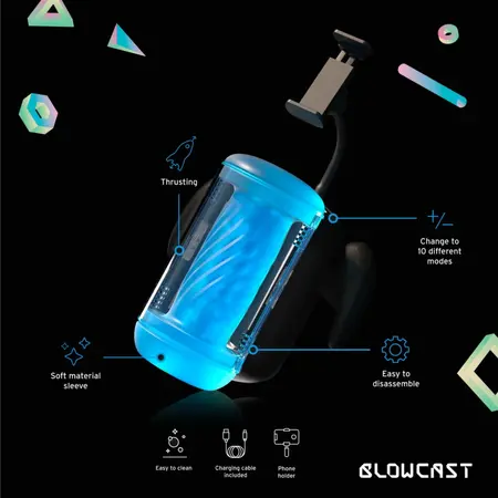 BLOWCAST Wingman Lite automatski intimni uređaj sa 8 režima rada i USB punjenjem