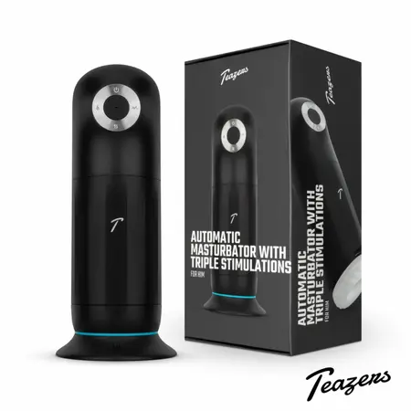 Teazers automatski intimni uređaj sa trostrukim delovanjem, grejanjem i vibracijom na USB punjenje