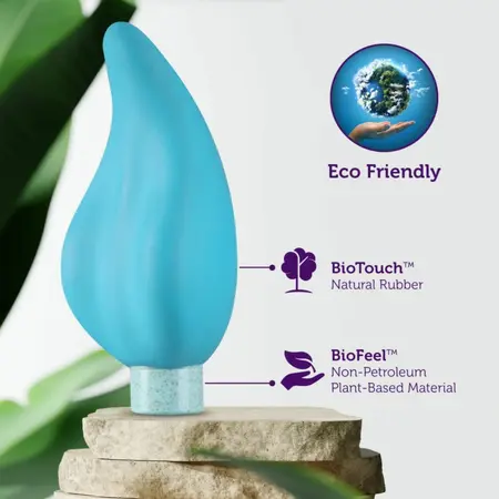 Blush Gaia Eco Caress Aqua Rechargeable Biodegradable Intimate Massager