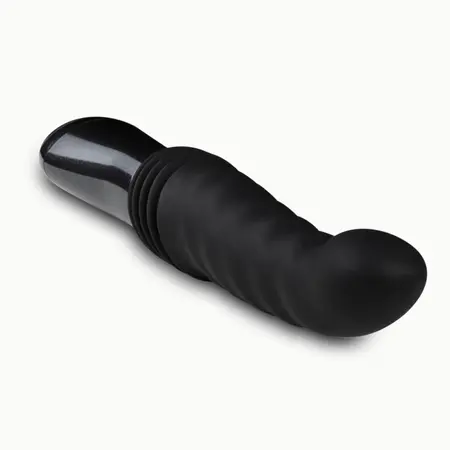 Blush Temptasia Lazarus Black Thrusting Device, Puria™ Silicone, 25.5-28.5cm