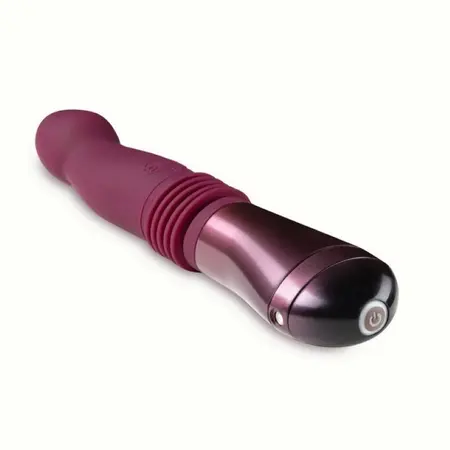 Blush Temptasia Trixie silikonski vibrator sa funkcijom prodiranja bordo 25.5 do 28.5 cm