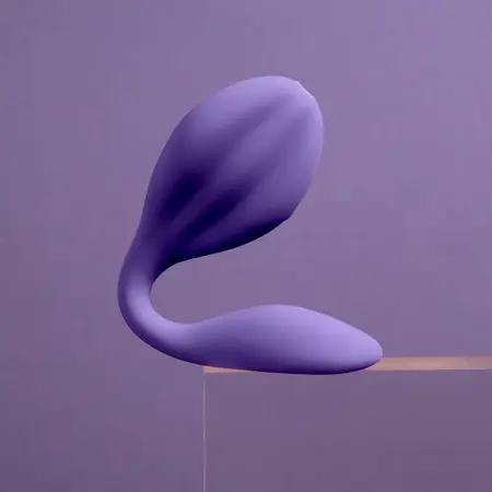 Blush Wellness Duo Flexible Vibrating System Purple Rechargeable Silicone