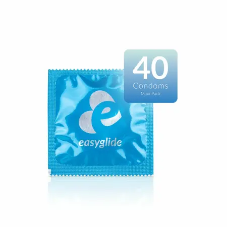 EasyGlide Original 40-komplet anatomski oblikovani glatki kondomi