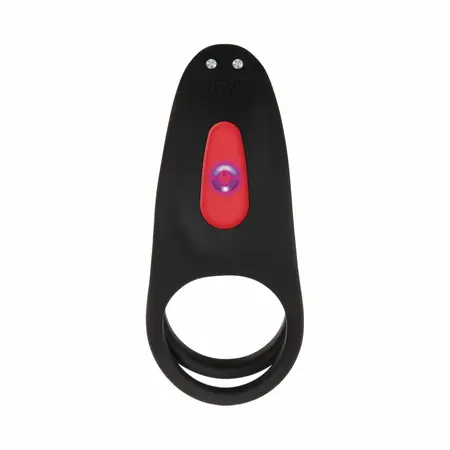 Evolved Vibrating Enhancement Ring Black - Adjustable, 9-Mode, Waterproof