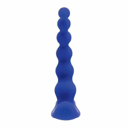 Evolved Beaded Pleasure Blue silikonski intimni uređaj sa 10 brzina i USB punjenjem