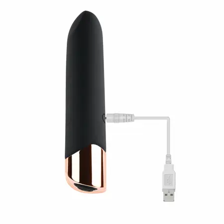 Evolved The Gold Standard Crni 10-brzinski silikonski intimni uređaj