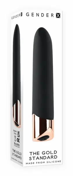 Evolved The Gold Standard Crni 10-brzinski silikonski intimni uređaj