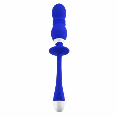 Evolved Play Ball Blue - Vibrating Intimate Device with Thrusting Action