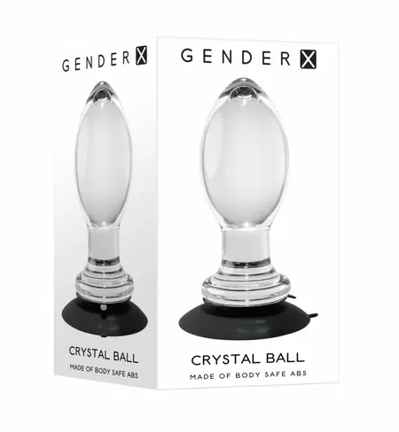 Evolved Crystal Ball Plug - Providna silikonska baza, glatki plastični oblik