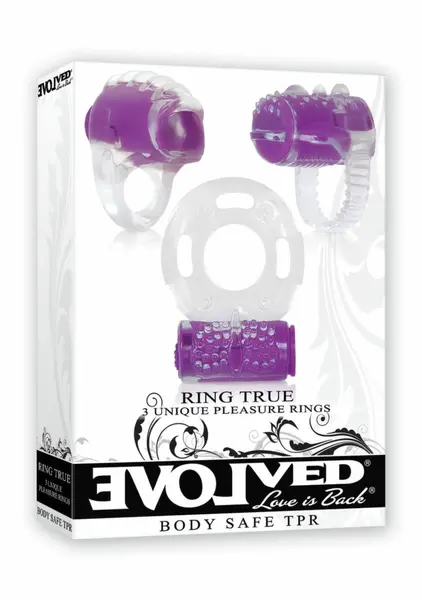 Evolved True 3-Piece Set - Versatile Intimate Ring Collection TPE