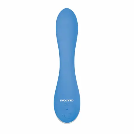 Evolved Blue Crush G-Spot intimni masažer od fleksibilnog silikona plavi