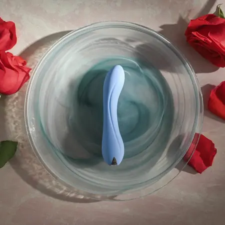 Evolved Blue Crush G-Spot intimni masažer od fleksibilnog silikona plavi