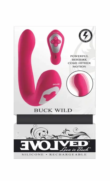 Evolved Buck Wild Dual End Pink Flexible Silicone Intimate Device