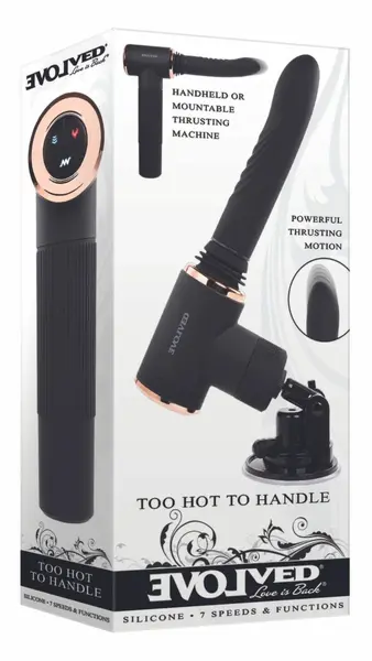 Evolved Too Hot To Handle intimni uređaj crni sa 7 modova i funkcijom grejanja
