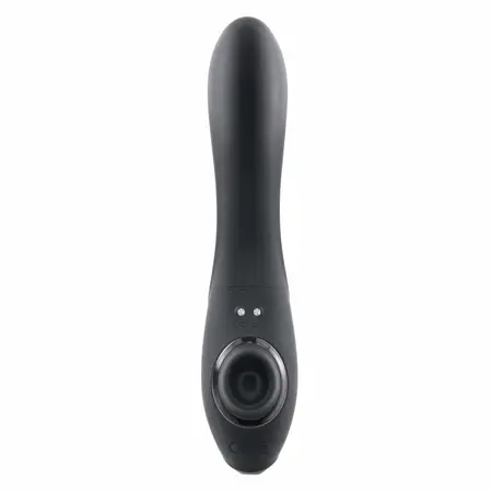 Evolved Rabbit Hole Dual-Action Intimate Device Black Silicone