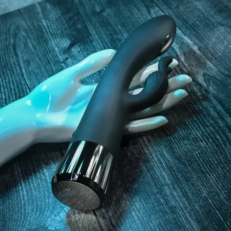 Evolved Heat Up & Chill Dual Motor intimni sistem Crni silikon
