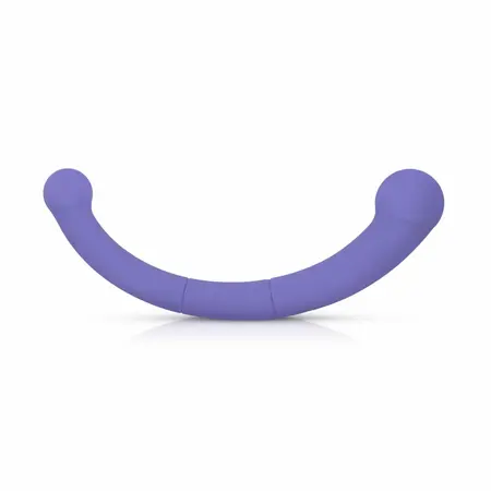 Good Vibes Only Jane dvostrani silikonski vibrator ljubičasti 10 modova