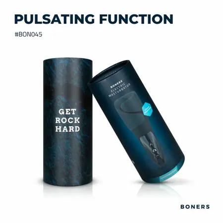 Boners Electric Intimate Machine Blue sa otvorenim sistemom, vodootporan i sa podesivom vibracijom
