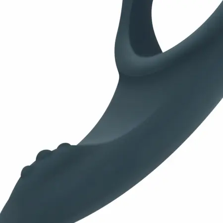 Boners Triple Ring Blue, silikonski intimni sistem na USB punjenje