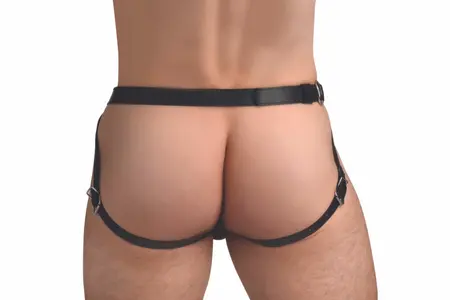 XR Brands Master Series Vibrating Silicone Extension Black Adjustable