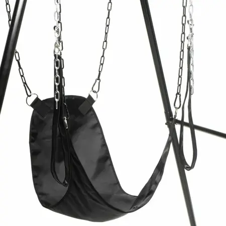 Sportsheets Nylon Support Sling Black - Adjustable Comfort Harness 300kg