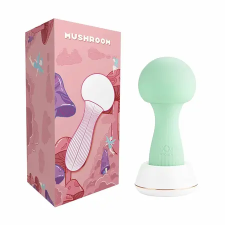 OTOUCH Mushroom silikonski masažer u tirkiznoj boji, punjivi fleksibilni masažer
