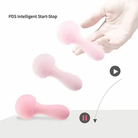 OTOUCH Mushroom Silicone Wand Pink - 7-Mode Flexible Intimate Massager
