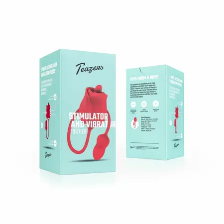 Teazers Rose Duo punjivi intimni uređaj sa dva motora u roze boji