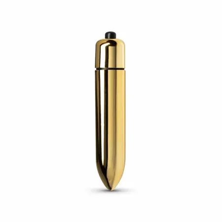 EasyToys Gold Mini Vibrating Bullet - Compact Metallic Massager
