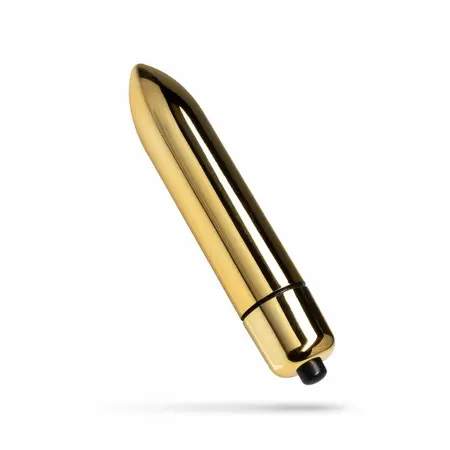 EasyToys Gold Mini Vibrating Bullet - Compact Metallic Massager