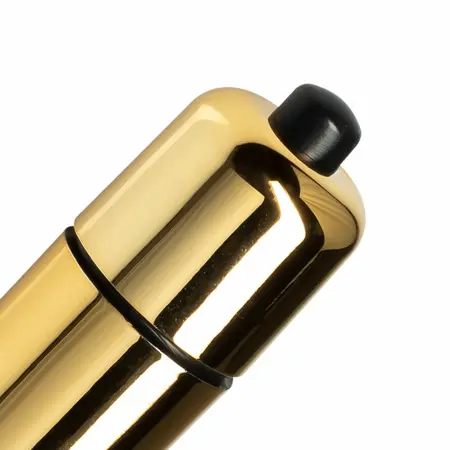 EasyToys Gold Mini Vibrating Bullet - Compact Metallic Massager